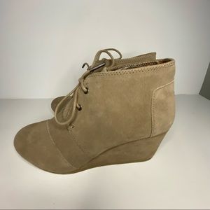 Toms Wedge bootie.
